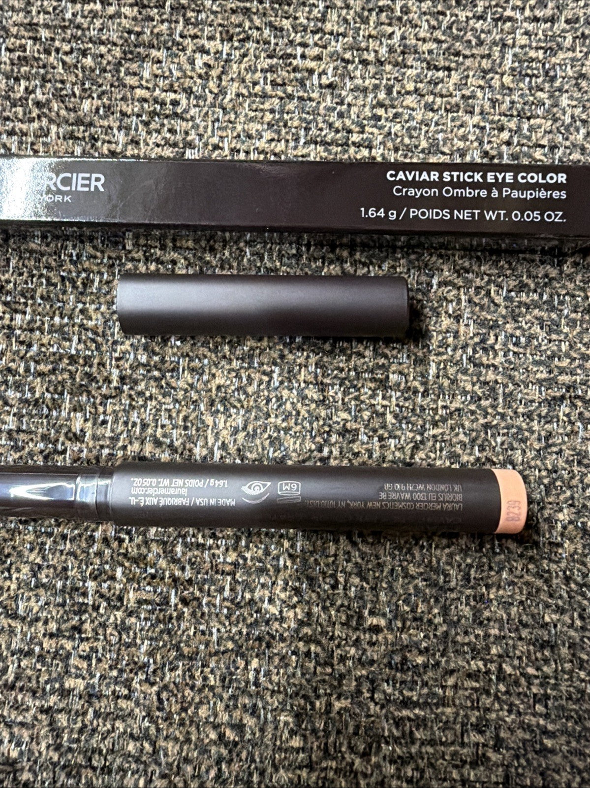 Laura Mercier ~ Caviar Stick Eye Color Crayon Matte ~ Peach ~ 0.05oz ~ FULL SIZE