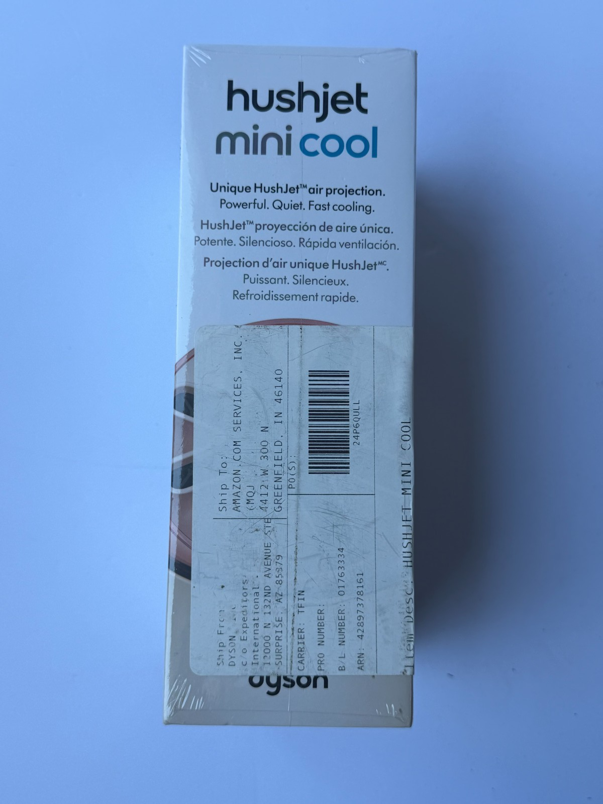 (NEW) Dyson HushJet Mini Cool fan (Stone / Blush)