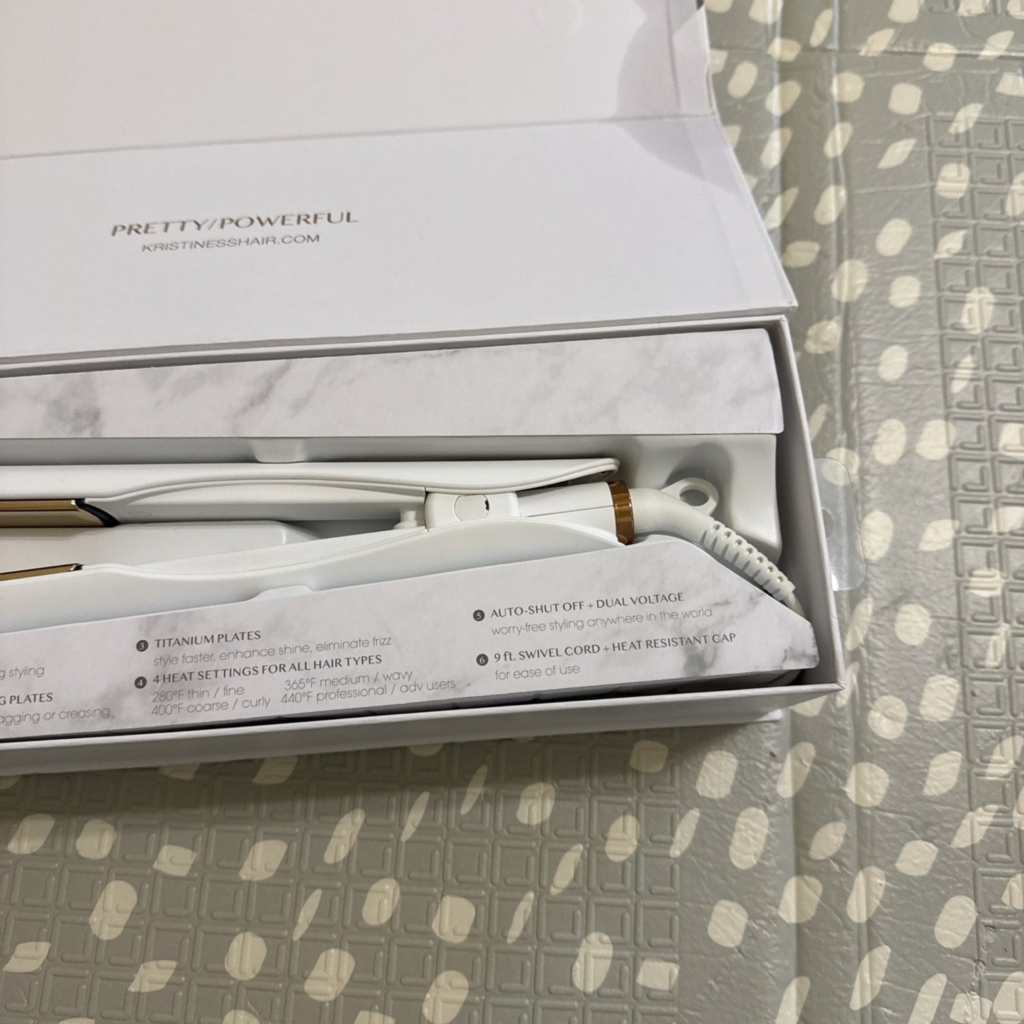 Kristin Ess 3-in-1 Flat Iron - 1 1/4 inch