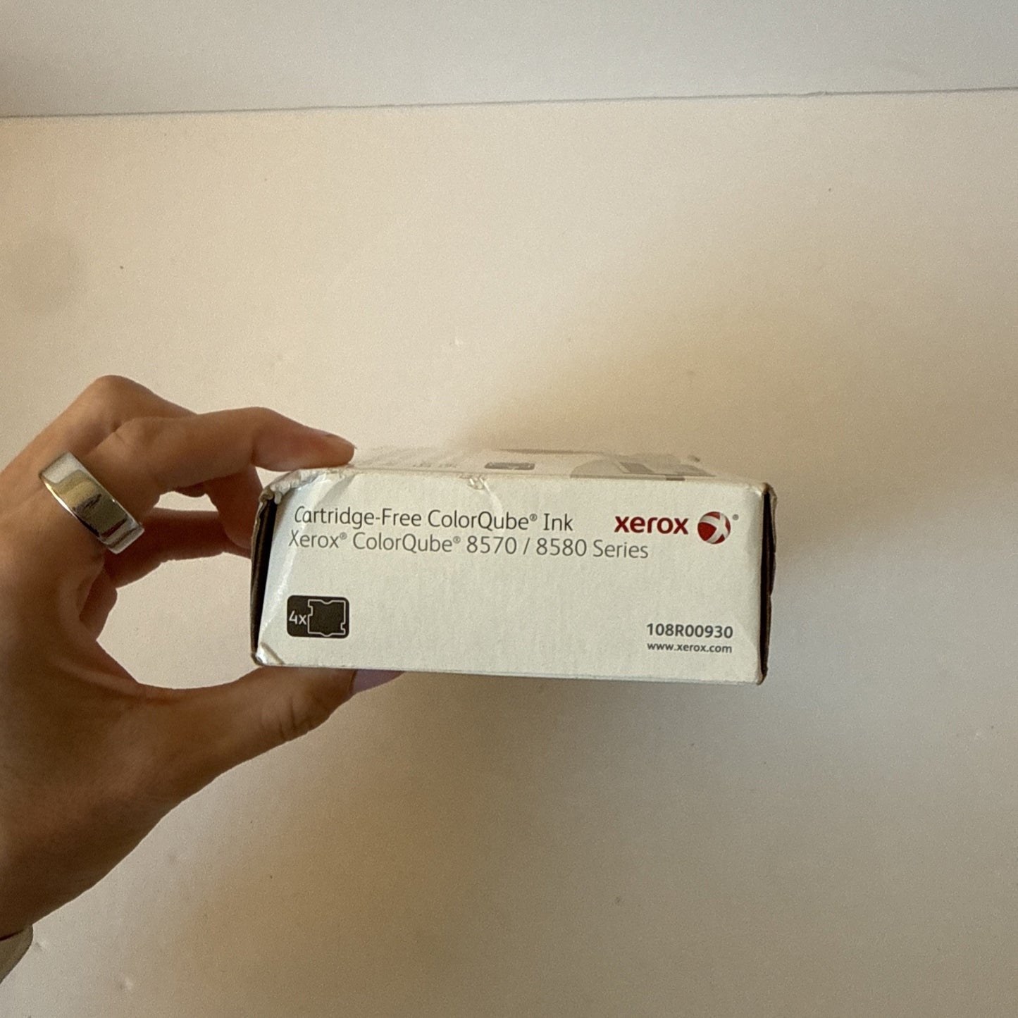 Genuine Xerox Cartridge-Free ColorQube 108R00930 Black Ink Pack for 8570 8580