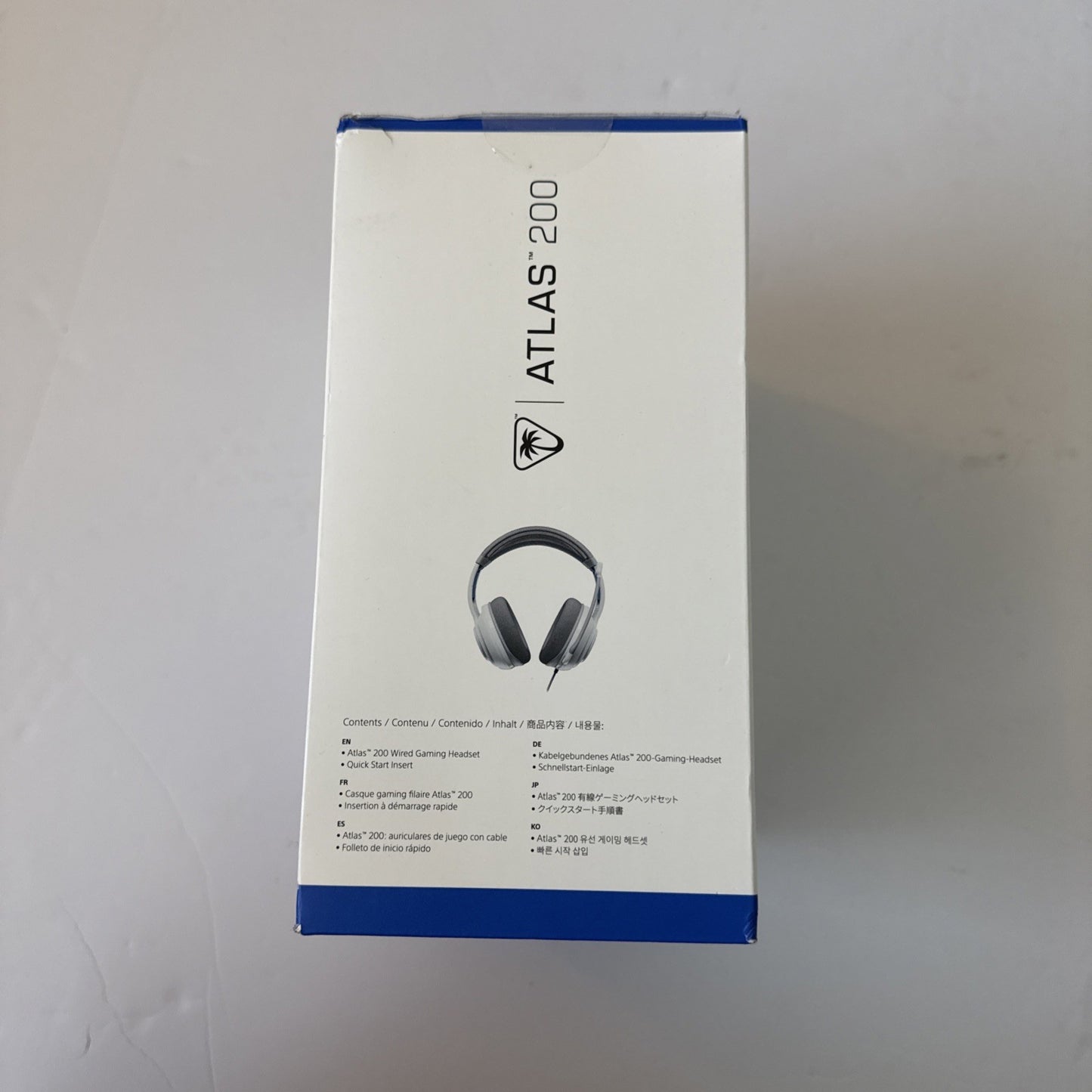 Turtle Beach Atlas 200 White Wired Gaming Headset for Sony PS5/PS4 - Brand New