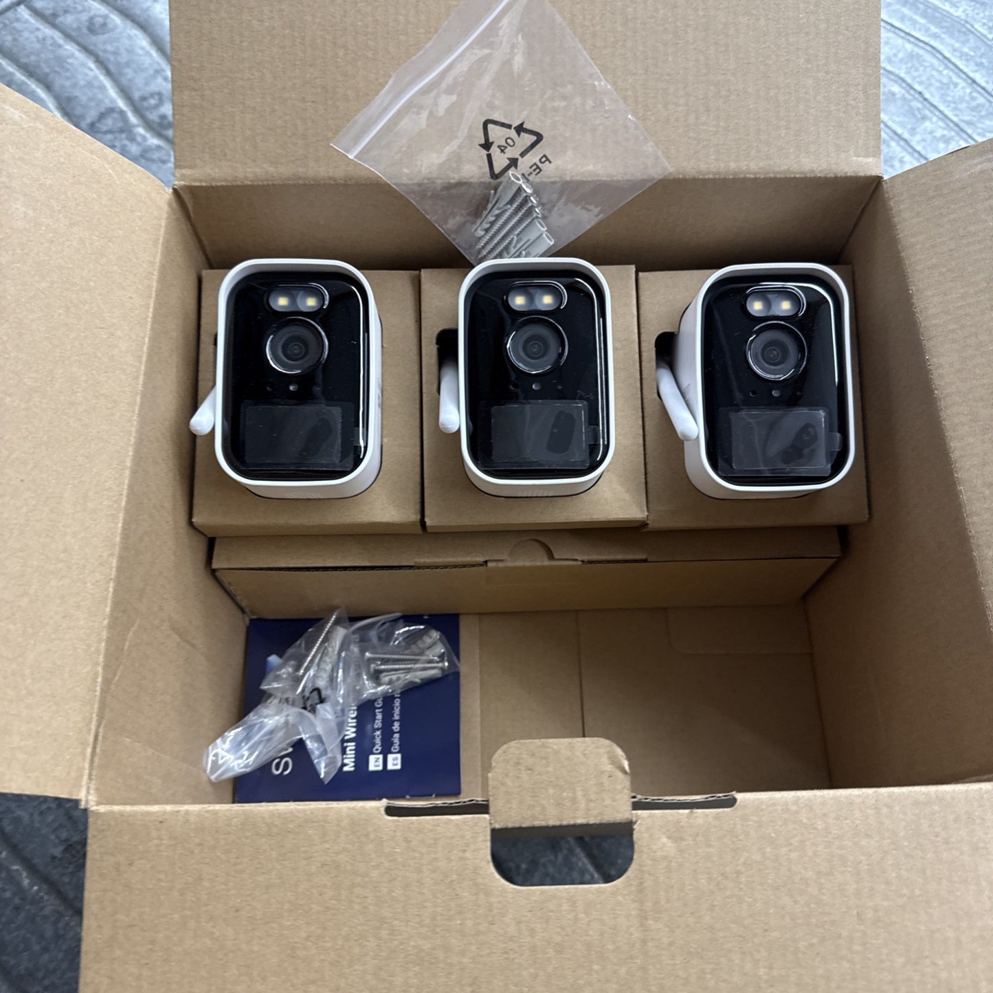 Swann MaxRanger Mini 4K Wireless Security System, 3-Pack