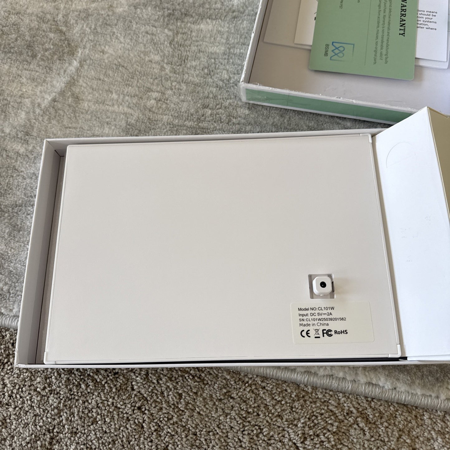 BSIMB 10.1 Inch SMART CALENDAR WHITE