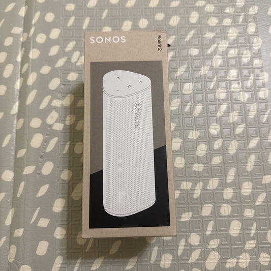 Sonos Roam 2 - White Portable Bluetooth Speaker - Open Box