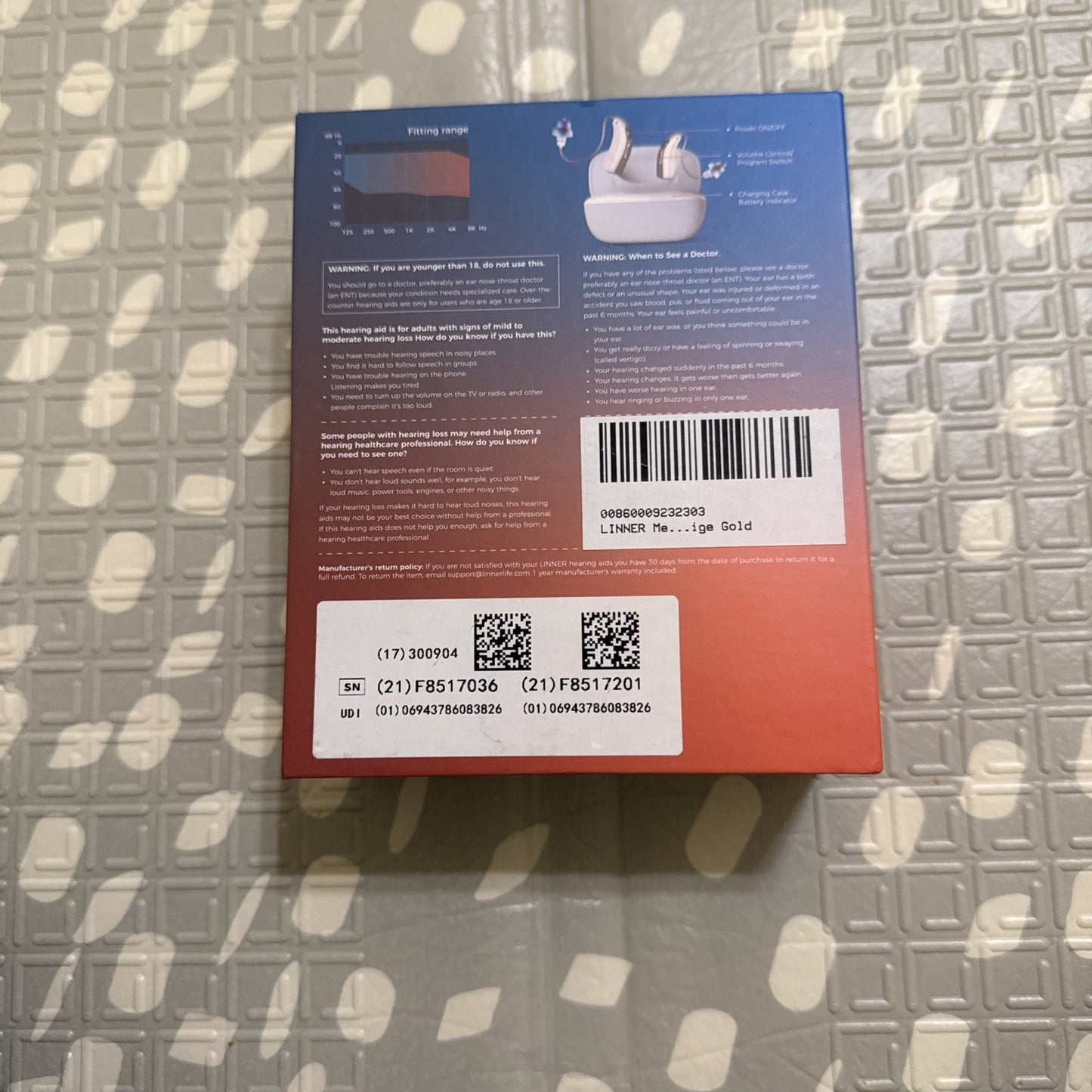 Linner Mercury Hearing Aids, Hearing Device, Aid for Hearing OTC