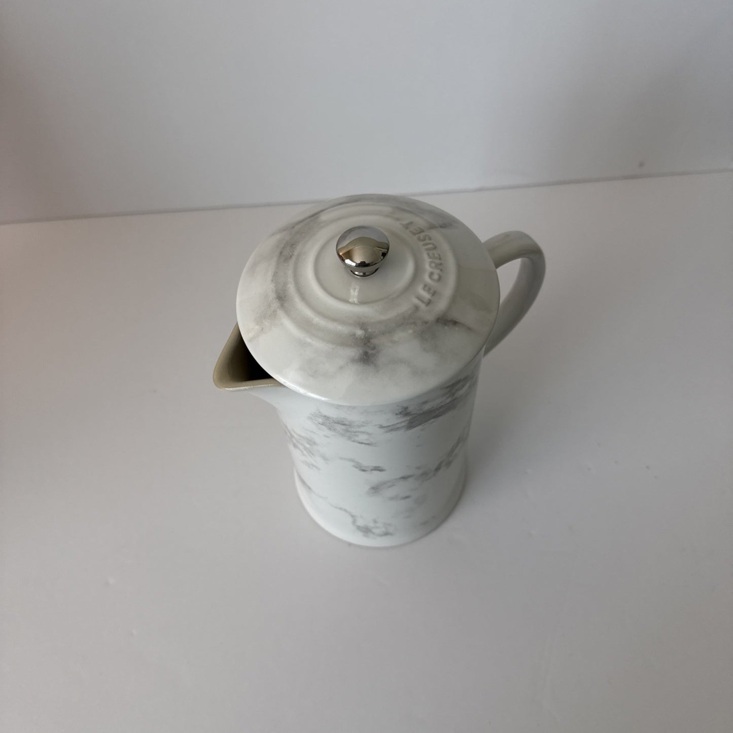 Le Creuset Stoneware 34 Ounce Marble Collection French Press -tested