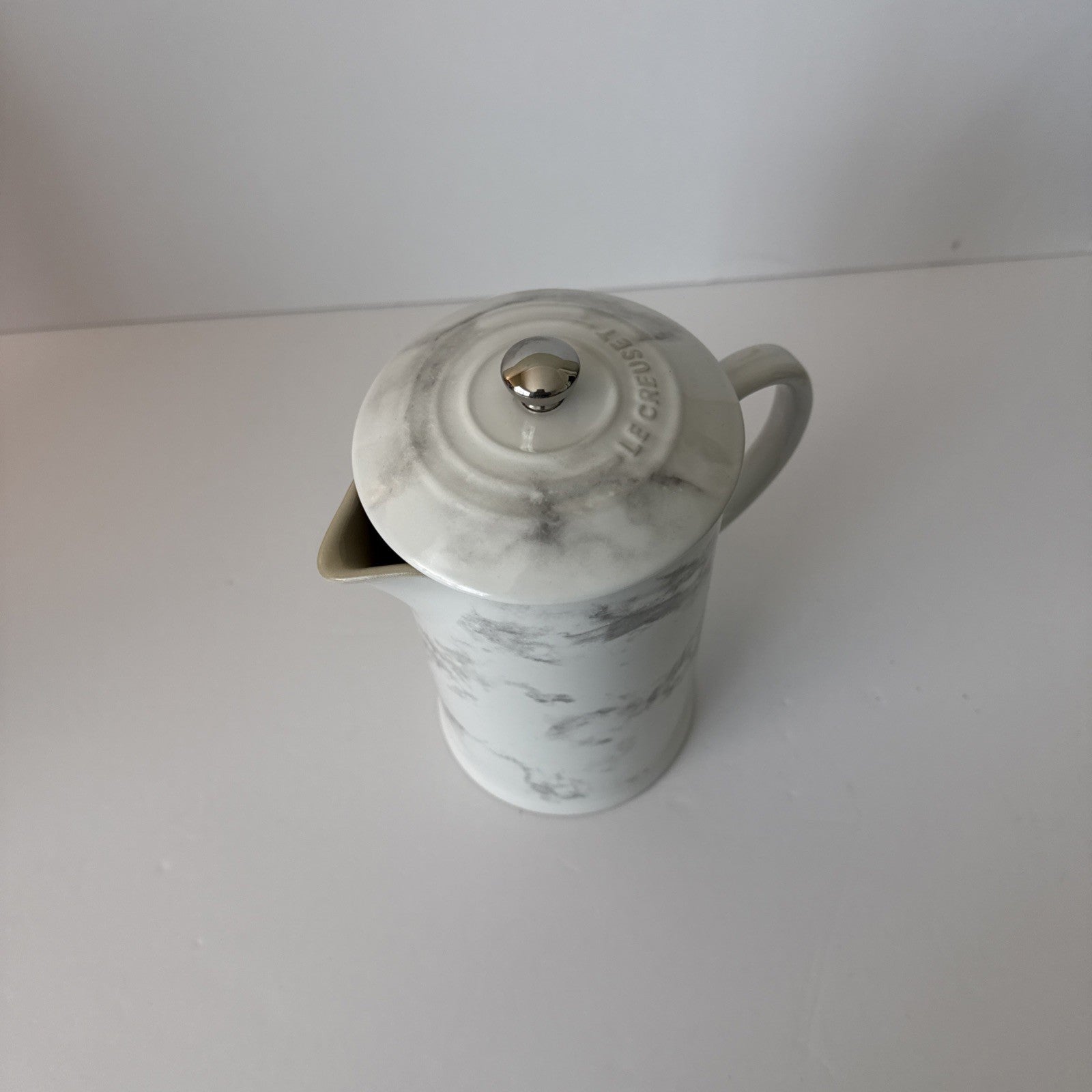 Le Creuset Stoneware 34 Ounce Marble Collection French Press -tested