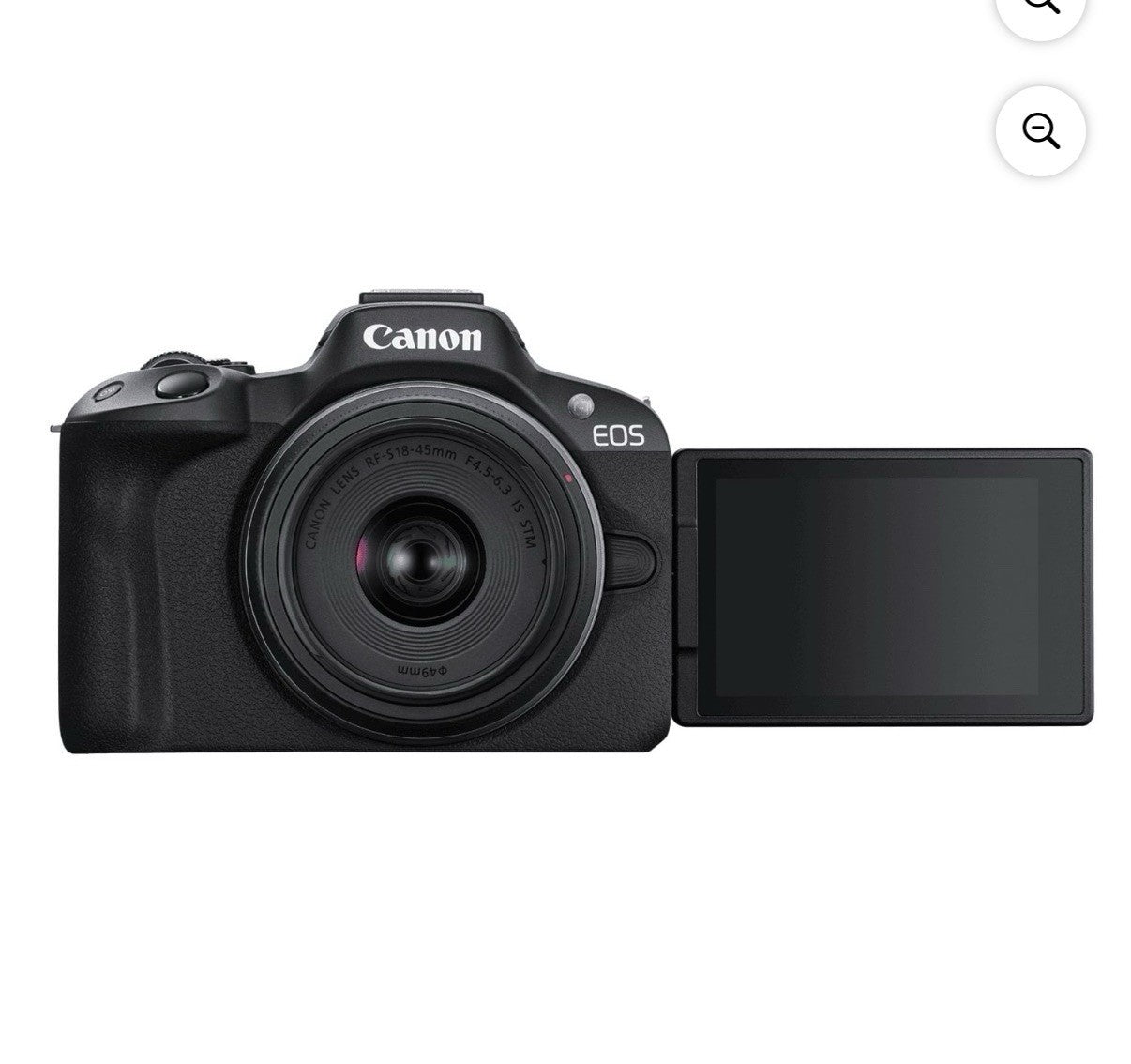 Canon EOS R50 Mirrorless Camera  Tripod Grip Bundle 18-45mm Lens,32GB Card,bag++