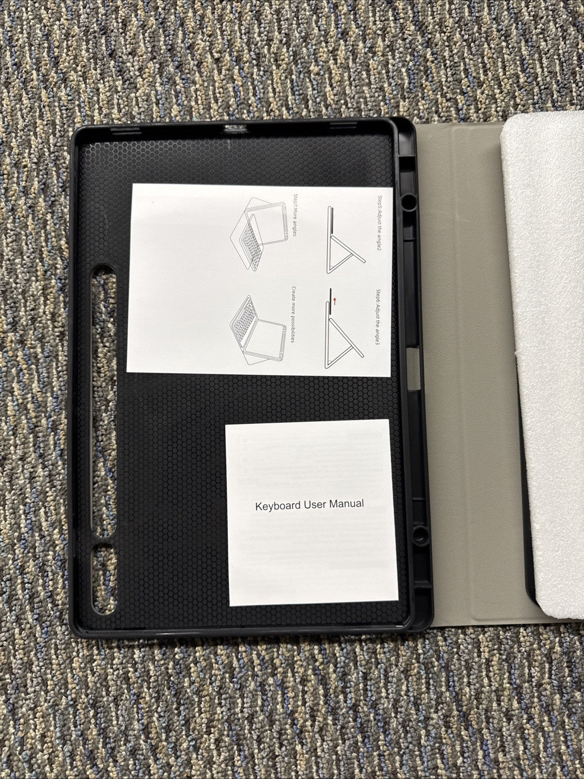 Keyboard Case for Samsung Galaxy Tab S9+ Black NEW