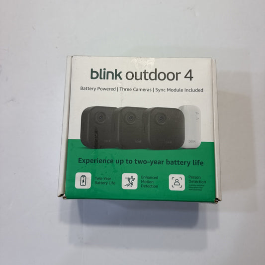 Blink Outdoor 4 Battery Powered 3-Camera Security System