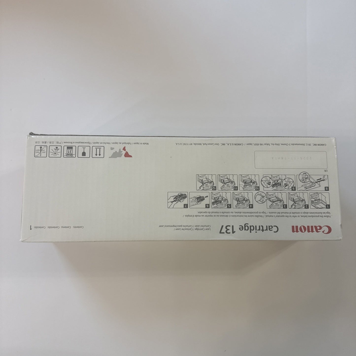 Canon Genuine 137 Replacement Toner Cartridge - Black (4/22)