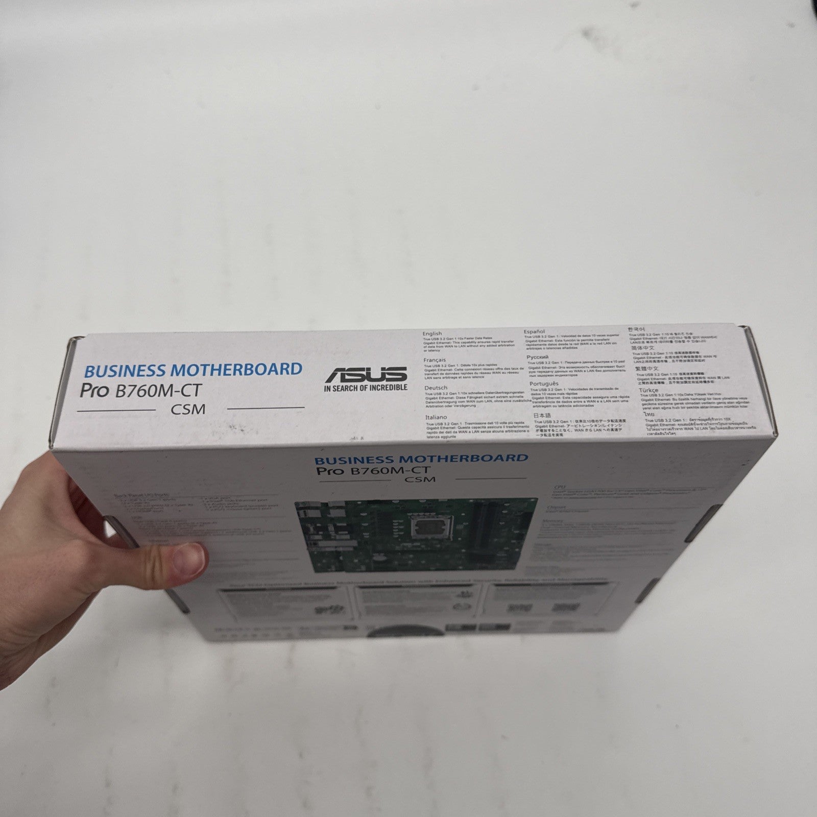 Asus Business Pro B760M-CT-CSM Motherboard LGA 1700 