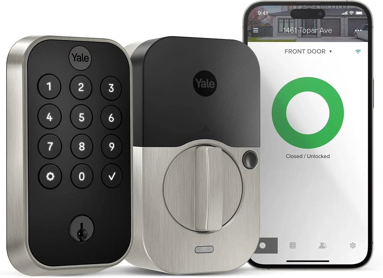 Yale Assure Lock 2 Wi-Fi Keypad Smart Lock Satin Nickel - open box