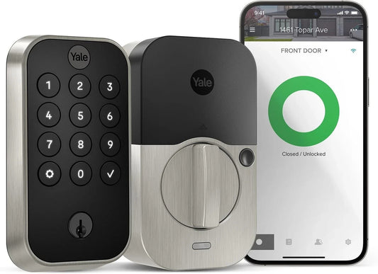 Yale Assure Lock 2 Wi-Fi Keypad Smart Lock Satin Nickel - open box