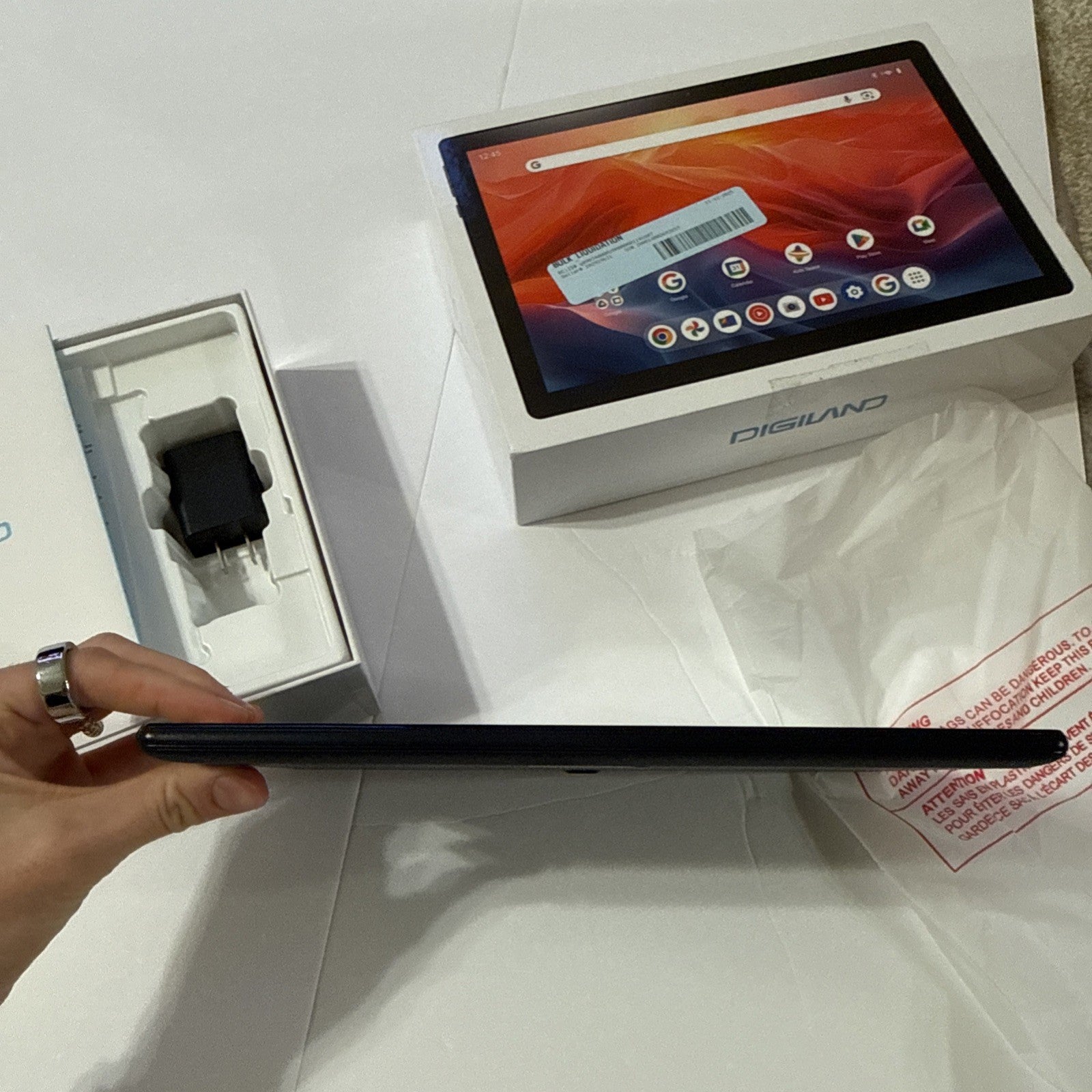 Digiland Tablet 10-1 Android 14 G80 Octa-Core 12GB Ram 128GB Rom Storage