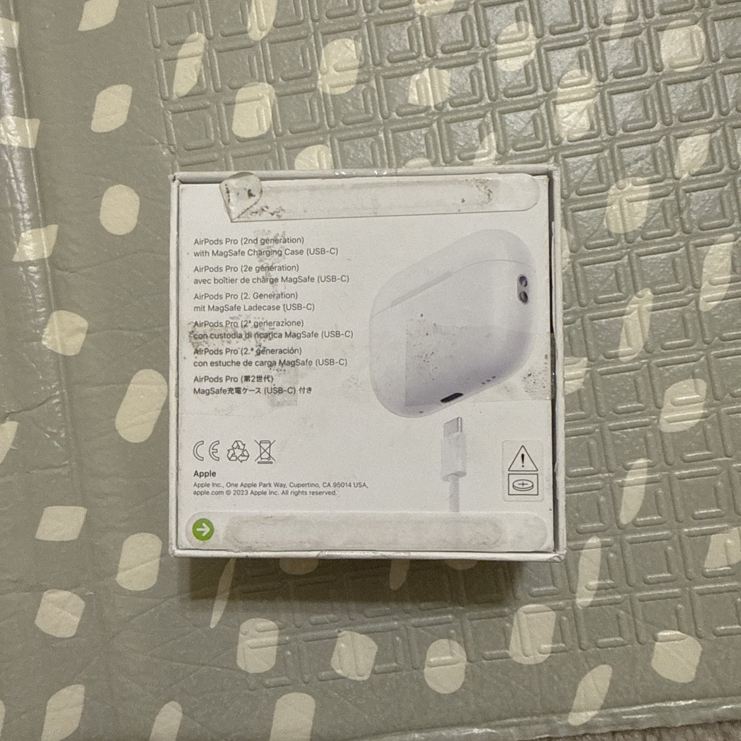 Apple AirPods Pro (2nd Generation) with USB-C MagSafe Charging Case MTJV3LL/A