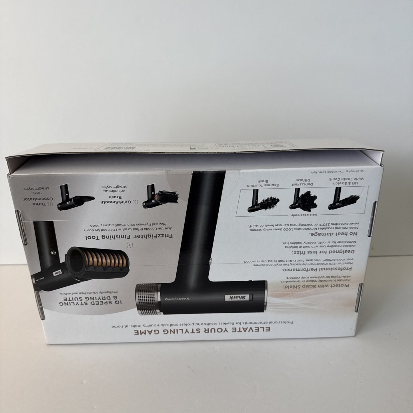 Shark SpeedStyle Pro High Velocity Hair Dryer Diffuser HD731 Open Box (NEW)