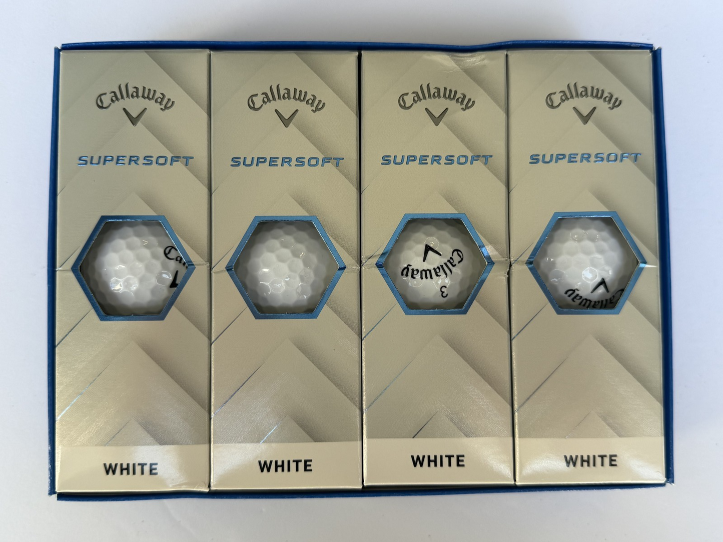 Callaway Supersoft Golf Balls 2025 One Dozen White.