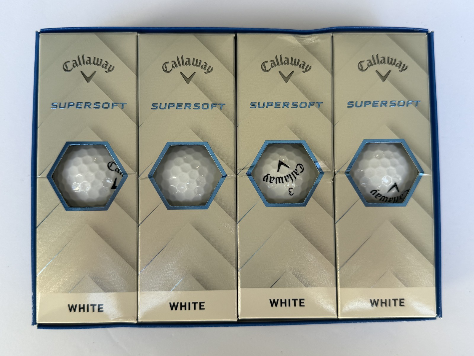 Callaway Supersoft Golf Balls 2025 One Dozen White.