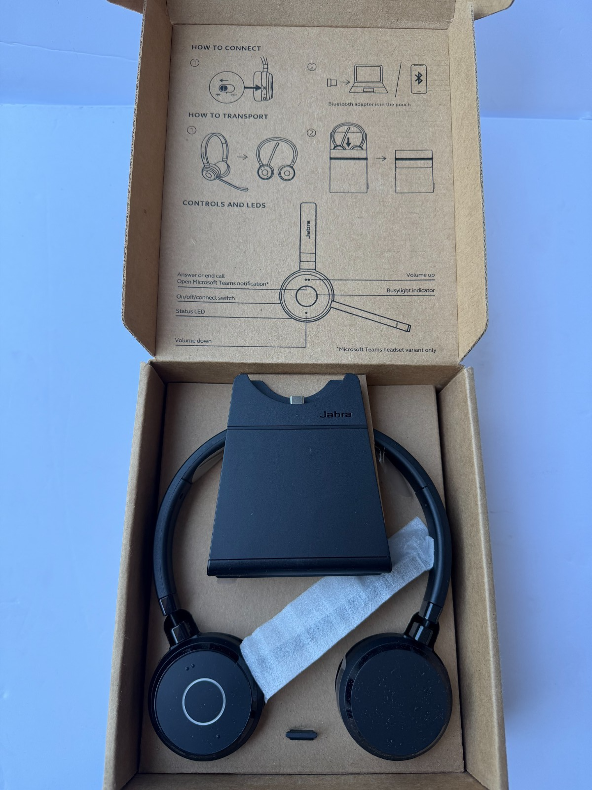 Jabra Evolve 65 Te (third Edition) Wireless Dual-ear Headphones