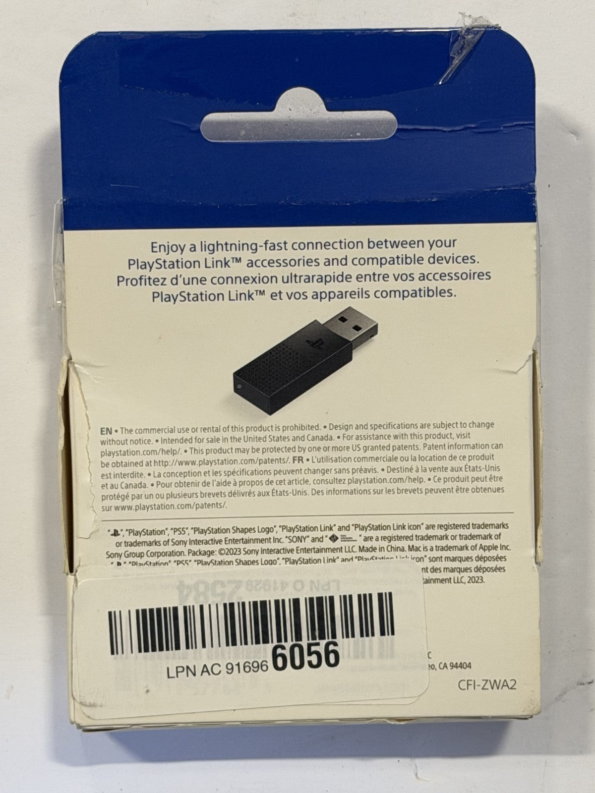 Sony PlayStation Link USB Adapter CFI-ZWA2