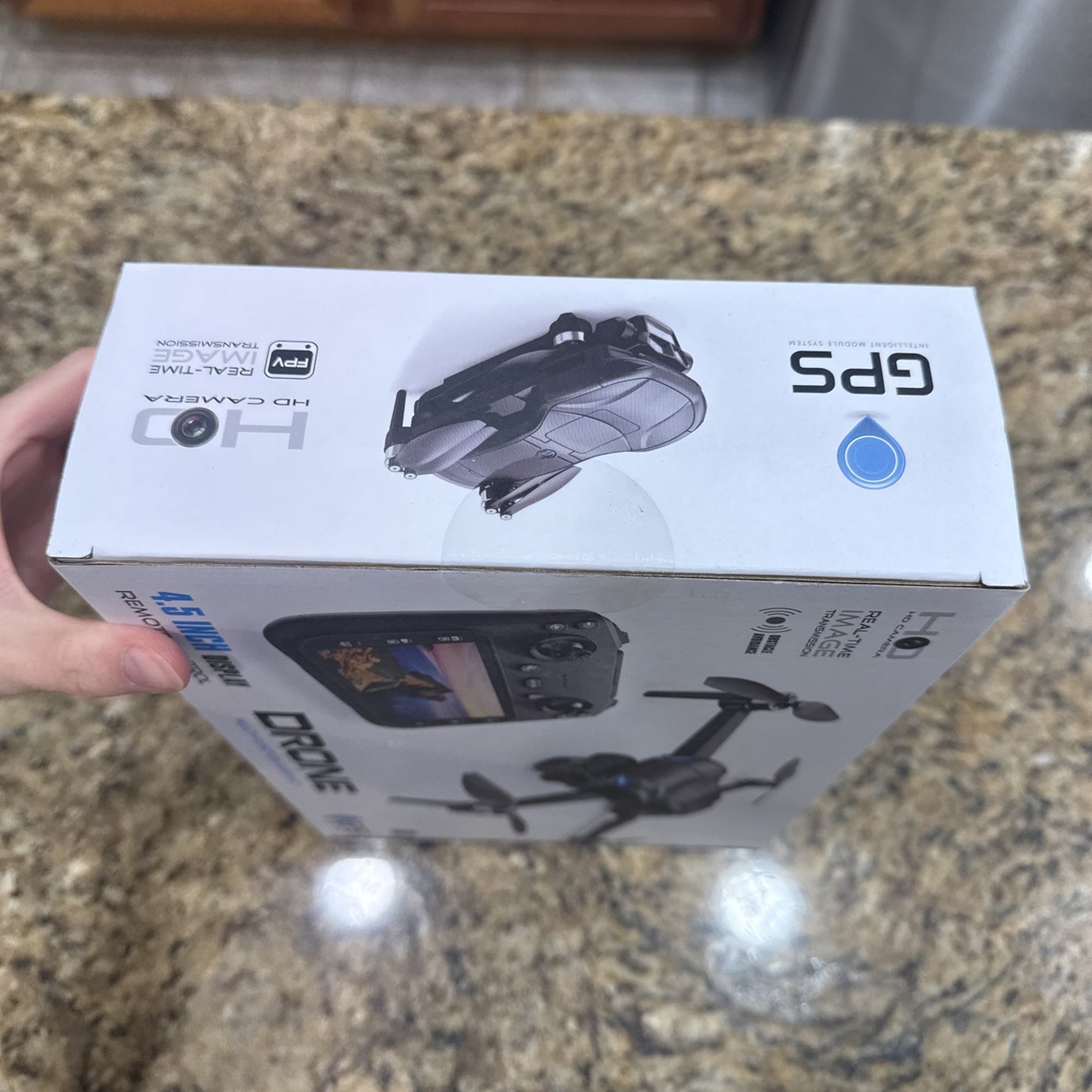 X-shop Drone 4k HD Camera w/GPS  4.5 inch display 