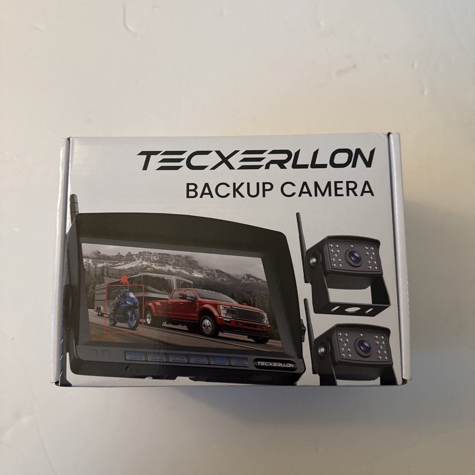 Tecxerllon Digital Wireless Backup Camera System 7" Monitor