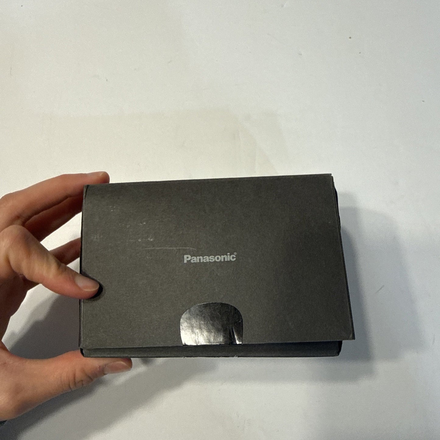 Panasonic Lamdash Palm Compact Shaver ESPV3AK  Black New Open Box
