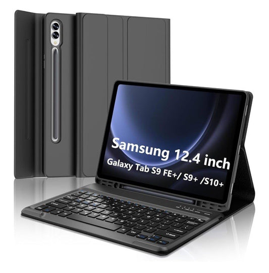 Keyboard Case for Samsung Galaxy Tab S9+ Black NEW