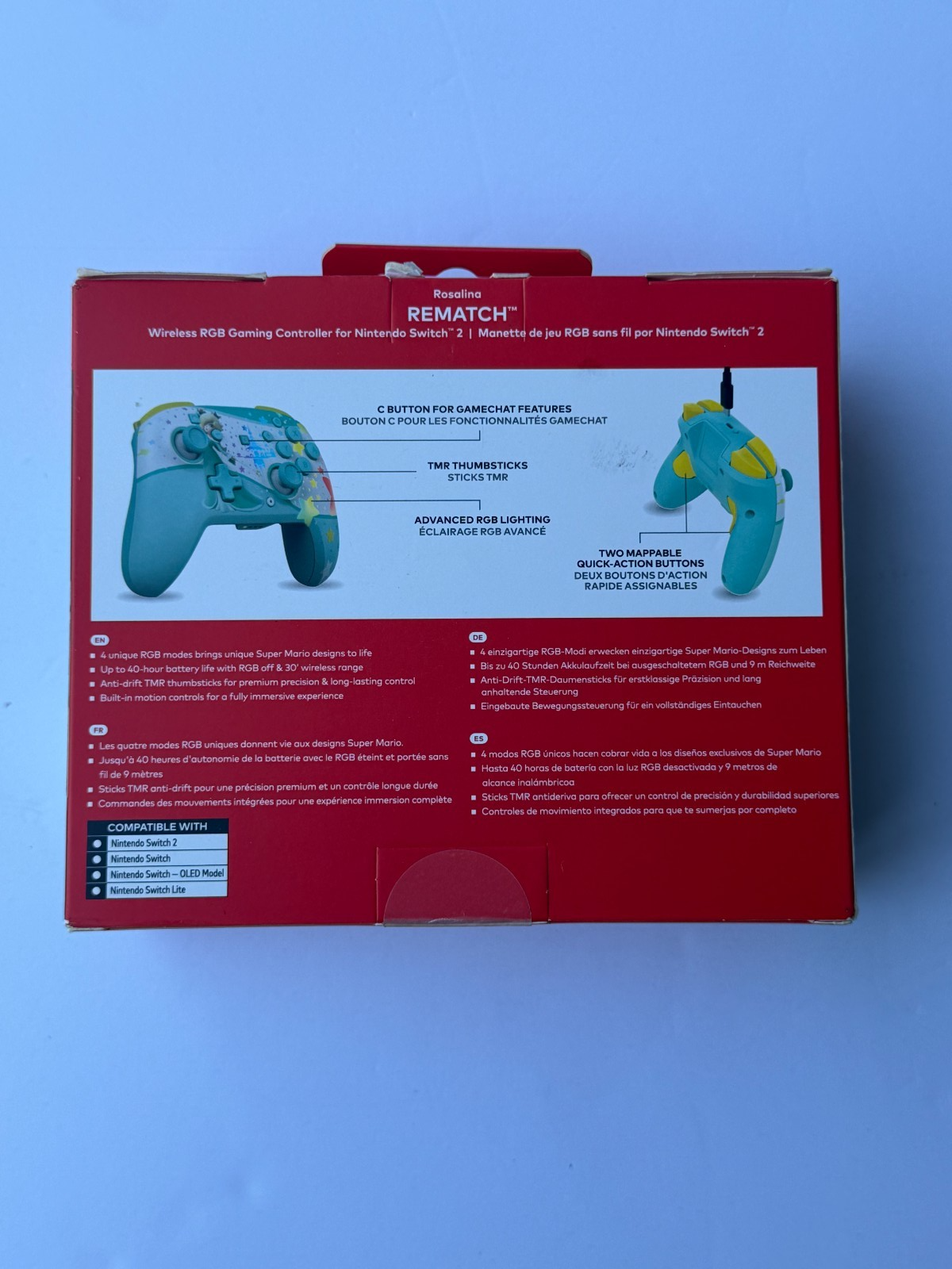 Turtle Beach Super Mario Rematch Wireless Controller for Nintendo Switch