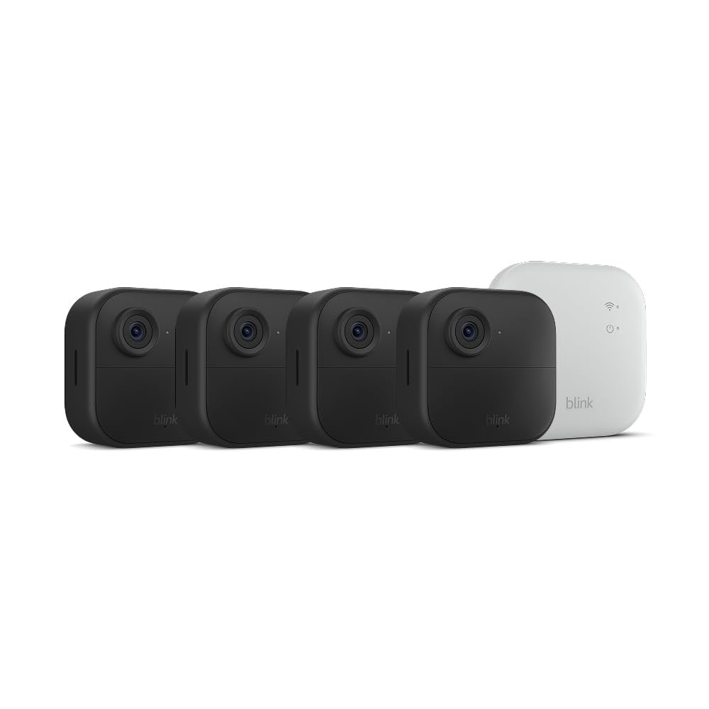 Blink Outdoor 4 XR two-year battery camera 4x security coverage 4 camera - Black