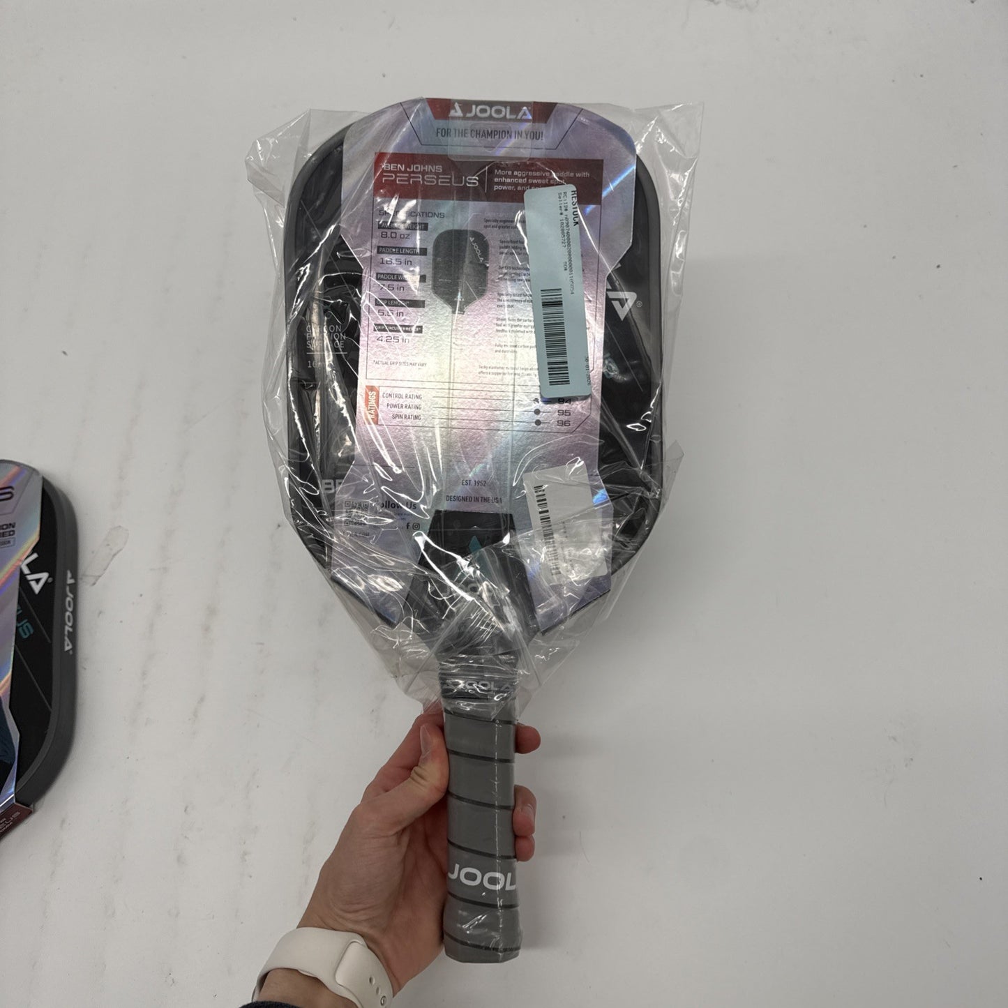 Joola Ben Johns PERSEUS CFS 16mm Carbon Pickleball Paddle - Black Brand New!