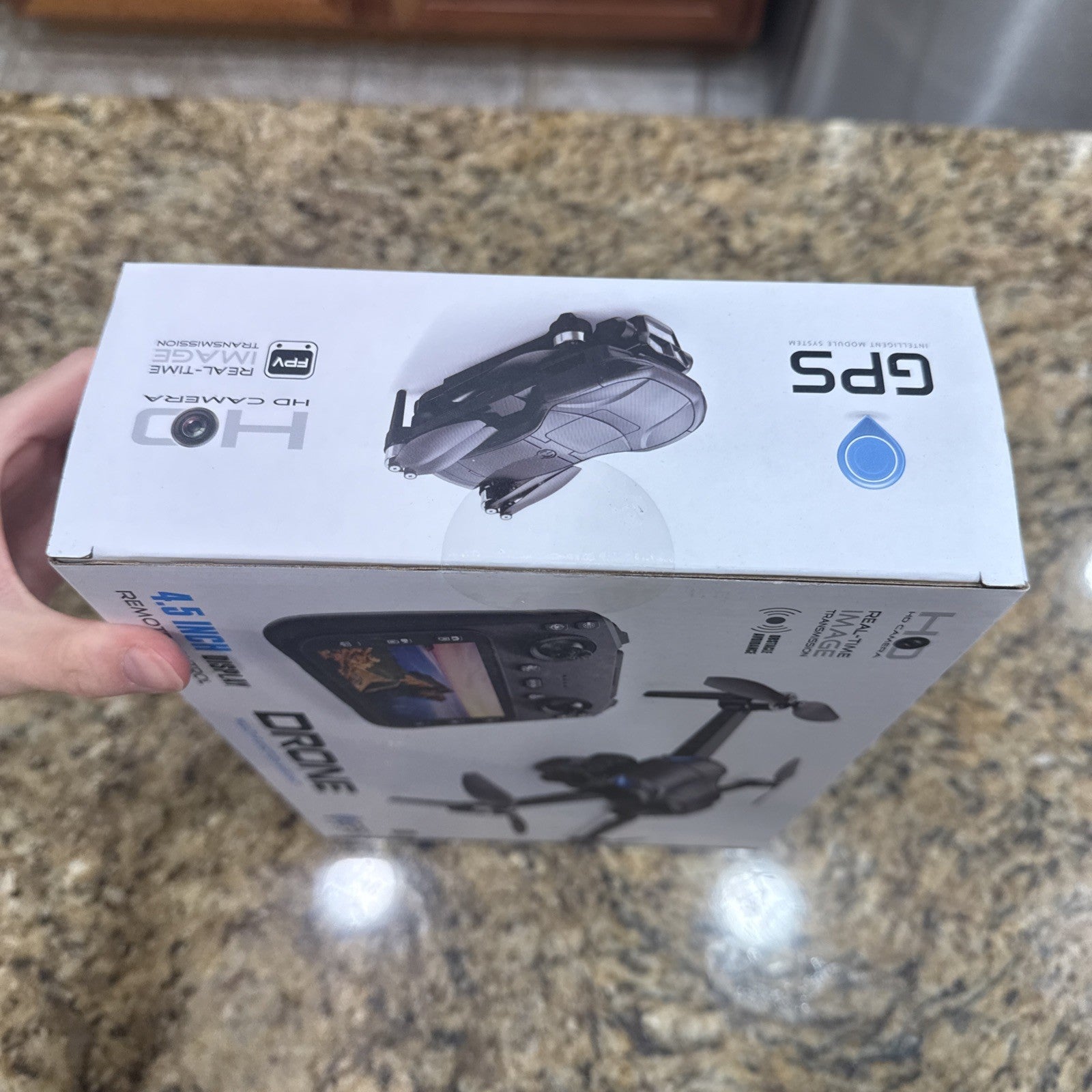X-shop Drone 4k HD Camera w/GPS  4.5 inch display 