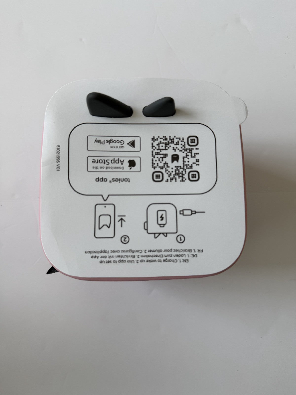 Tonies Toniebox 2 Electronic Learning System, Tonies cloud PINK BOX ONLY