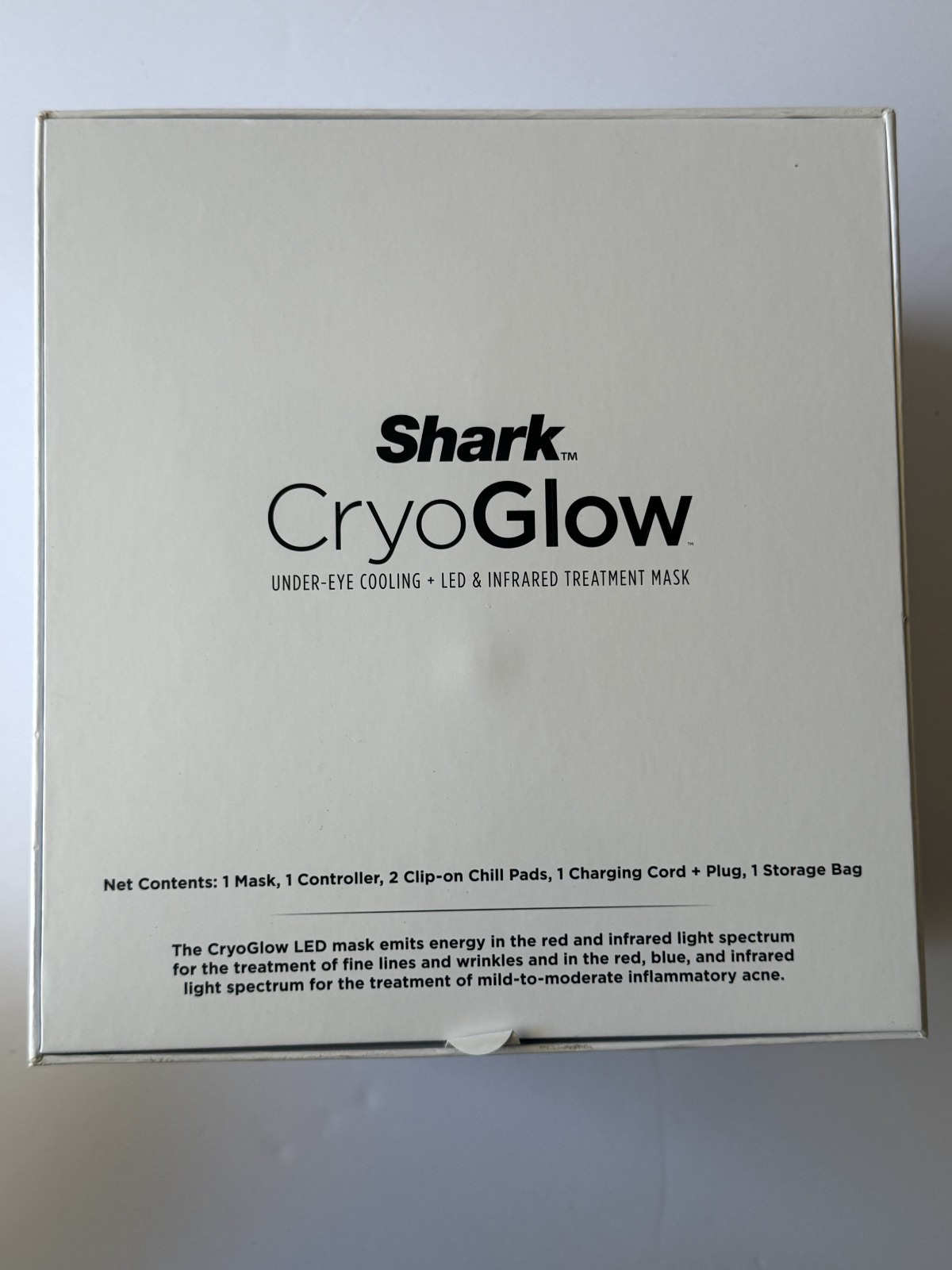 Shark CryoGlow LED Face Mask (FSA/HSA Eligible*) with Under-Eye Cooling