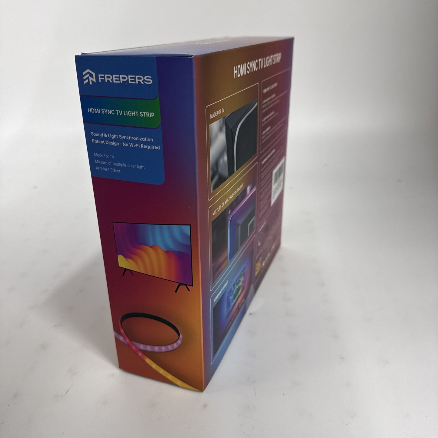 Frepers HDMI Sync TV Sound Multicolor Light Strip 65”