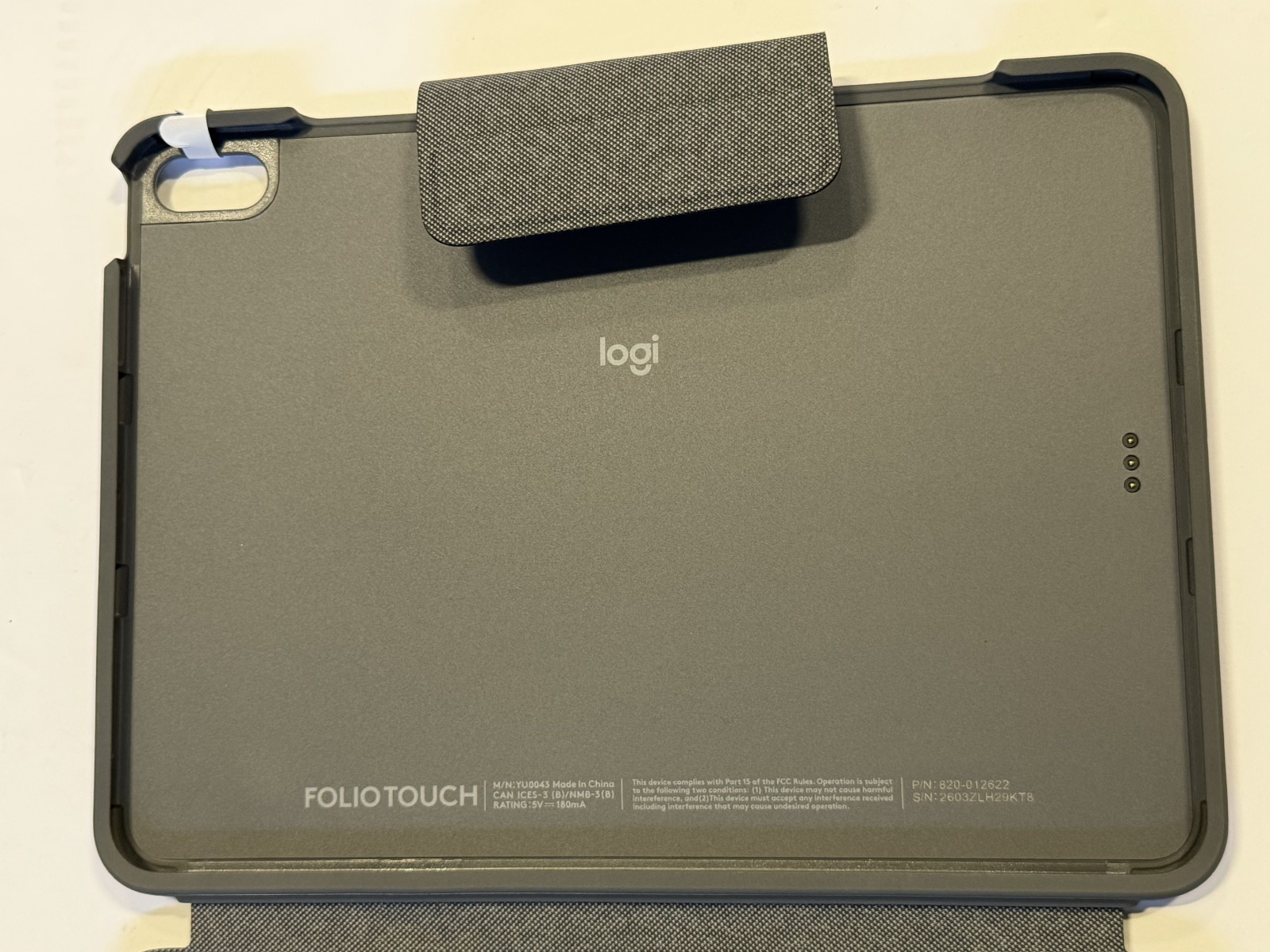 Logitech Folio Touch Keyboard Case For Apple iPad Air 4th 5th Gen 4 5 Graphite