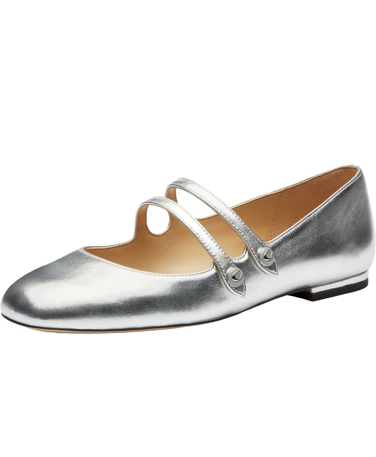 COACH Women's  Shoes Winley Mary Jane metallic leather Size 9 NIB
