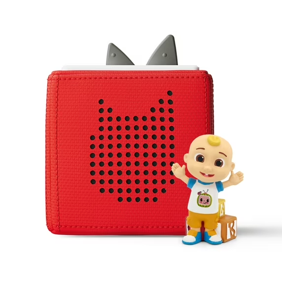 Tonies Cocomelon Toniebox Audio Player Starter Set with JJ, Red, NEW SEALED