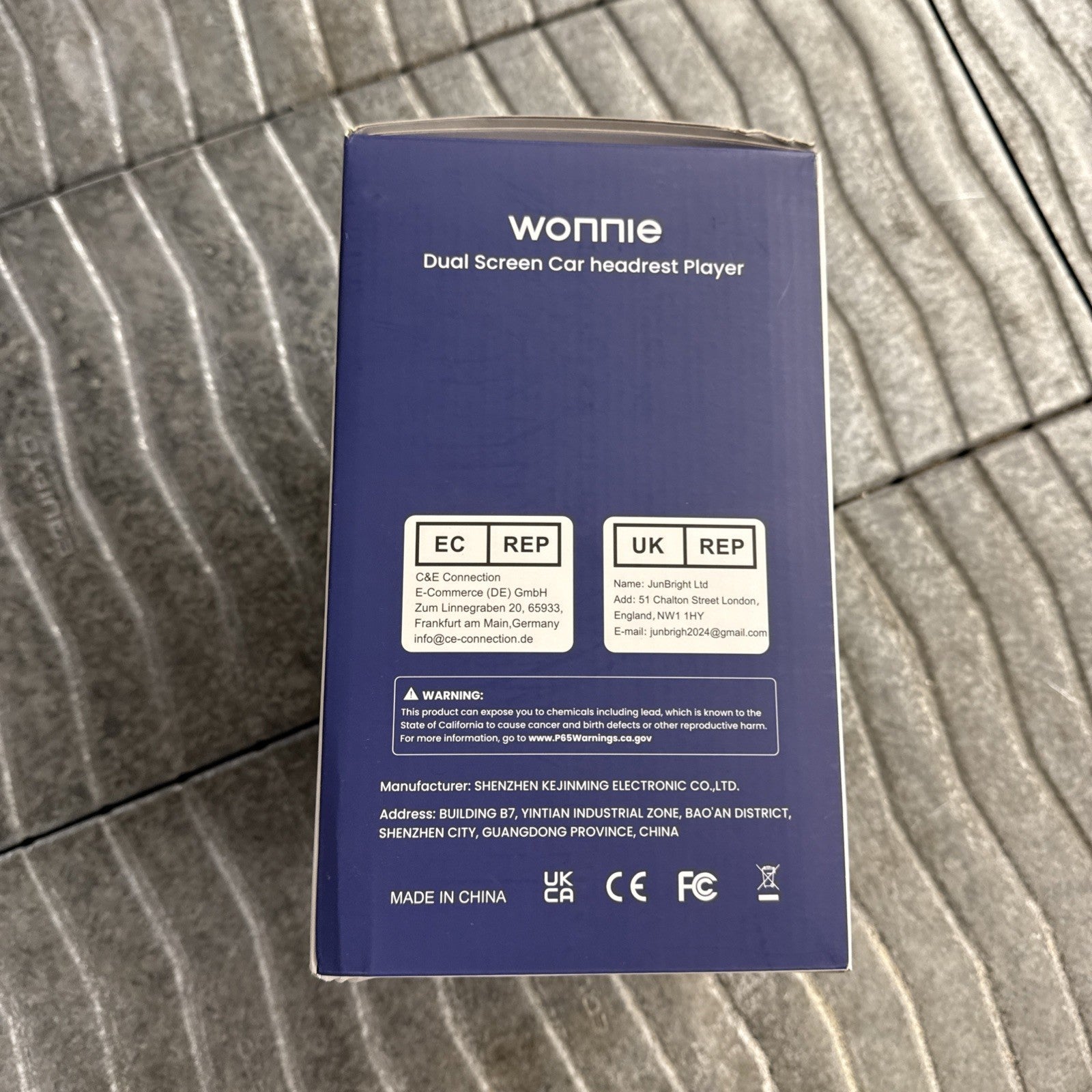 WONNIE 7.5 Inch Car DVD Player, Portable DVD Player for Car Play The Same or Two
