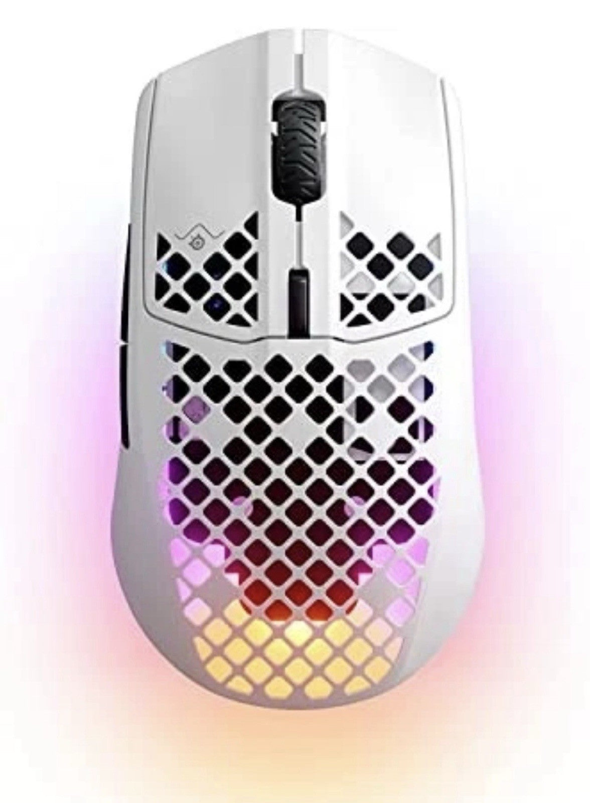 SteelSeries Aerox 3 Snow Wireless Gaming Mouse Ultra-Lightweight