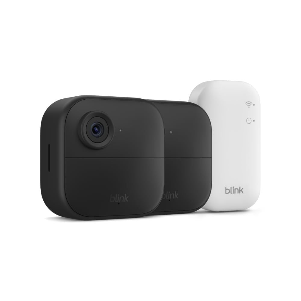 Blink Outdoor 4 Smart Security Camera System 2-Camera Kit 1080p HD Wireless