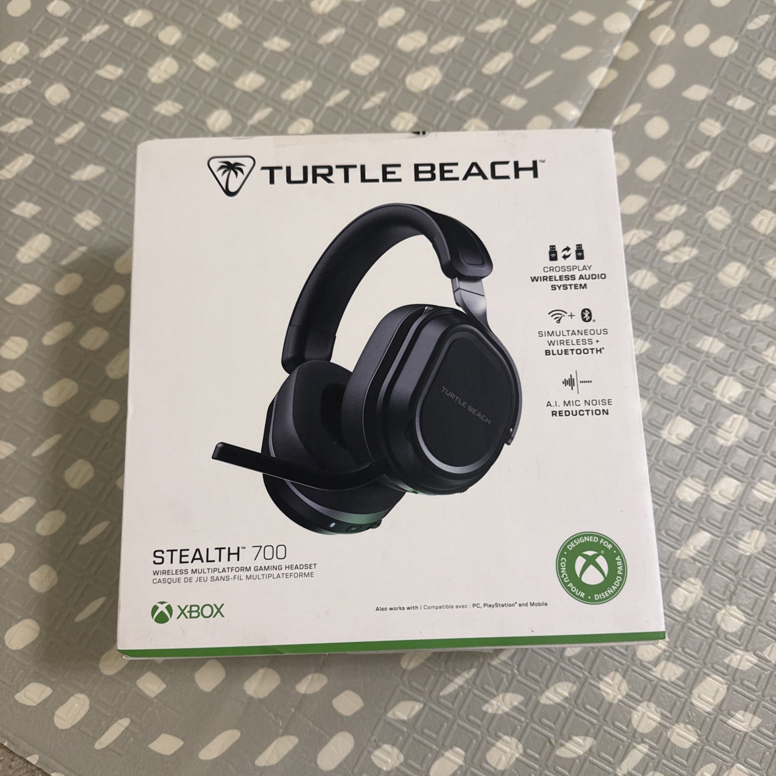 Turtle Beach Stealth 700 Gen 3 Wireless Gaming Headset Xbox PS5 PC Black NEW