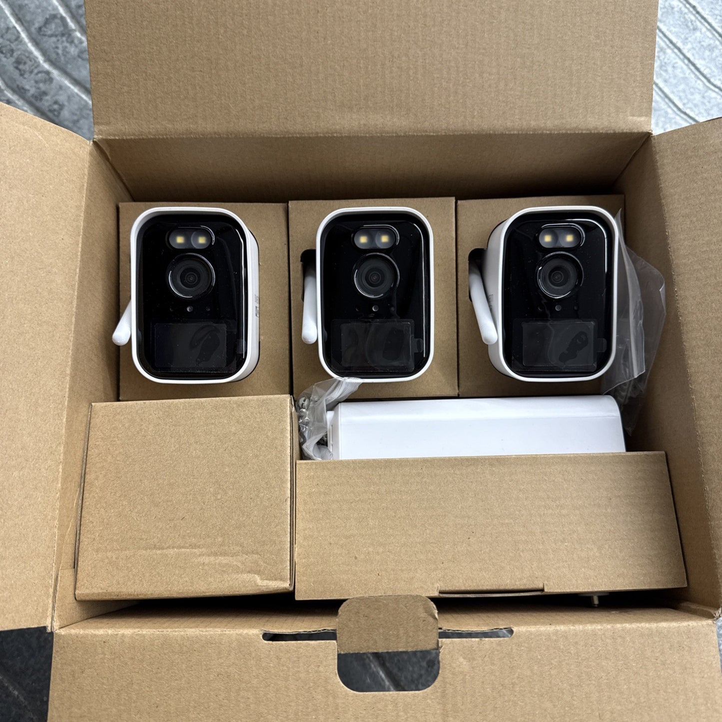 Swann MaxRanger Mini 4K Wireless Security System, 3-Pack