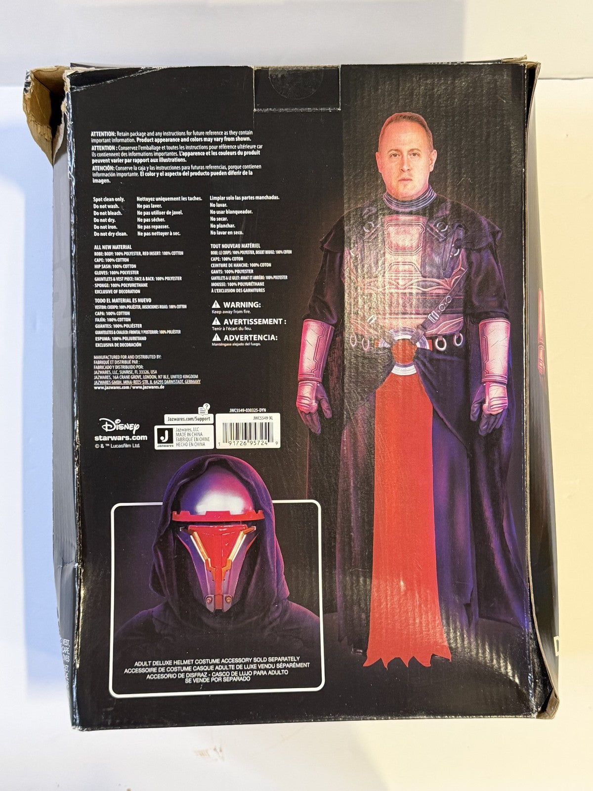 Star Wars Darth Revan Deluxe Adult Costume XL