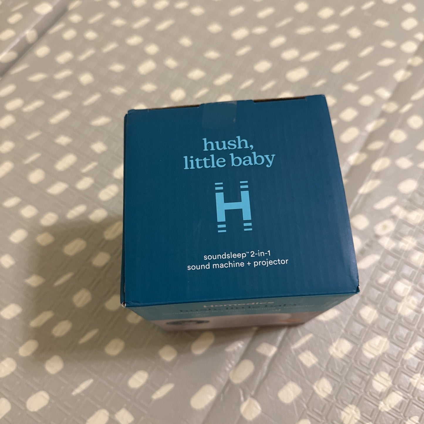 NEW - HUSH, LITTLE BABY By Homedics Soundsleep 2-in-1 Sound Machine + Projector.