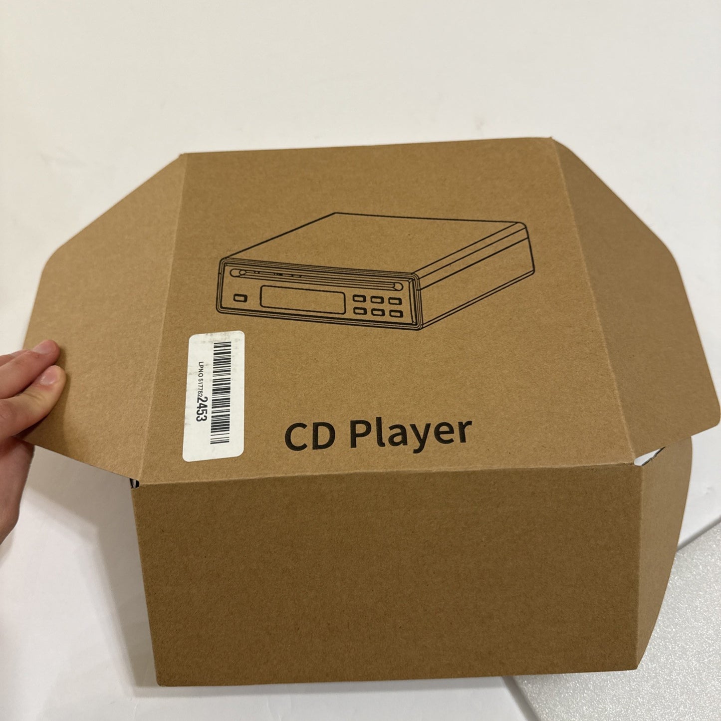 CDA-A6 Silver CD Player with hi-fi Feature, Single Disc, Home Audio