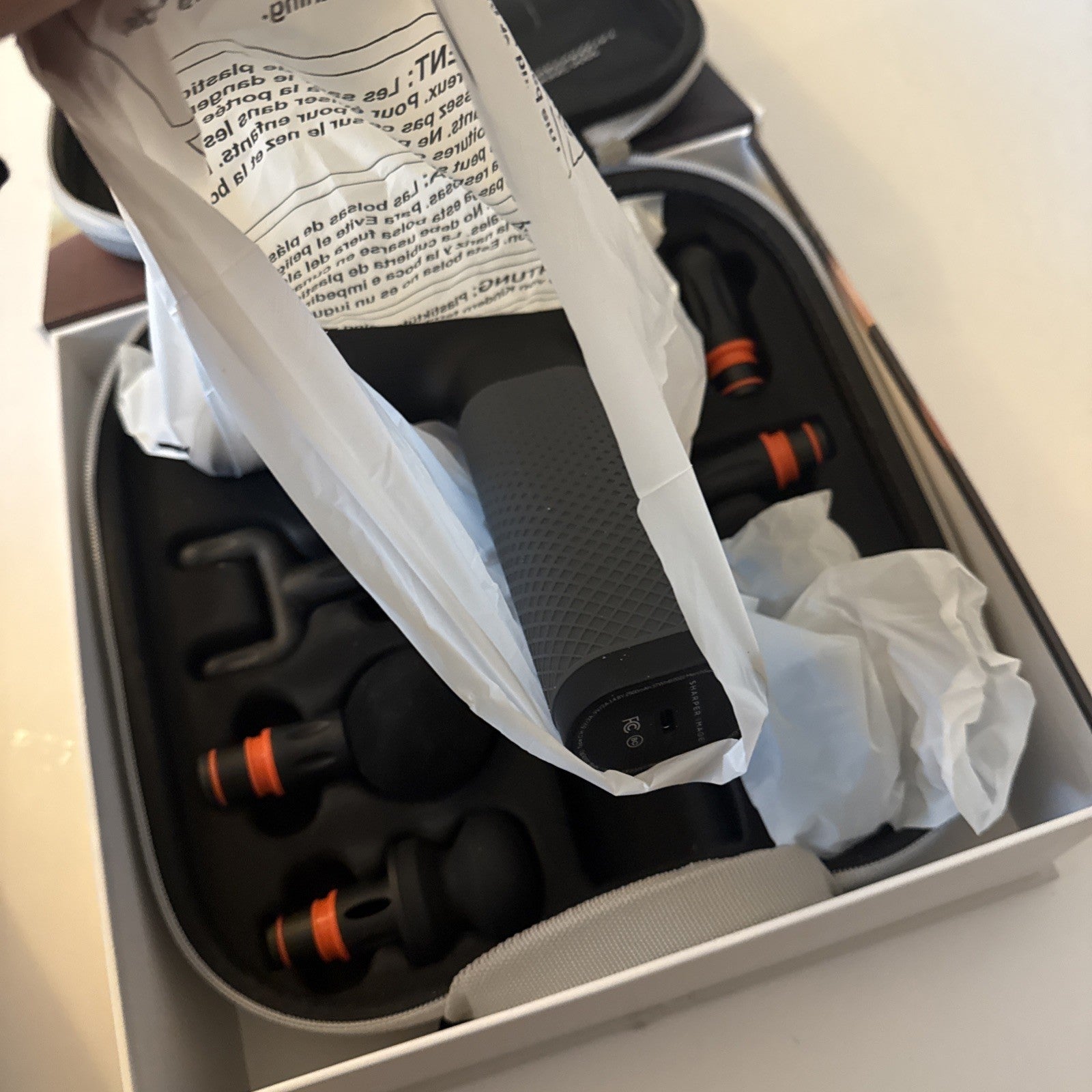 Sharper Image Powerboost Deep Tissue Percussion Massager - Black