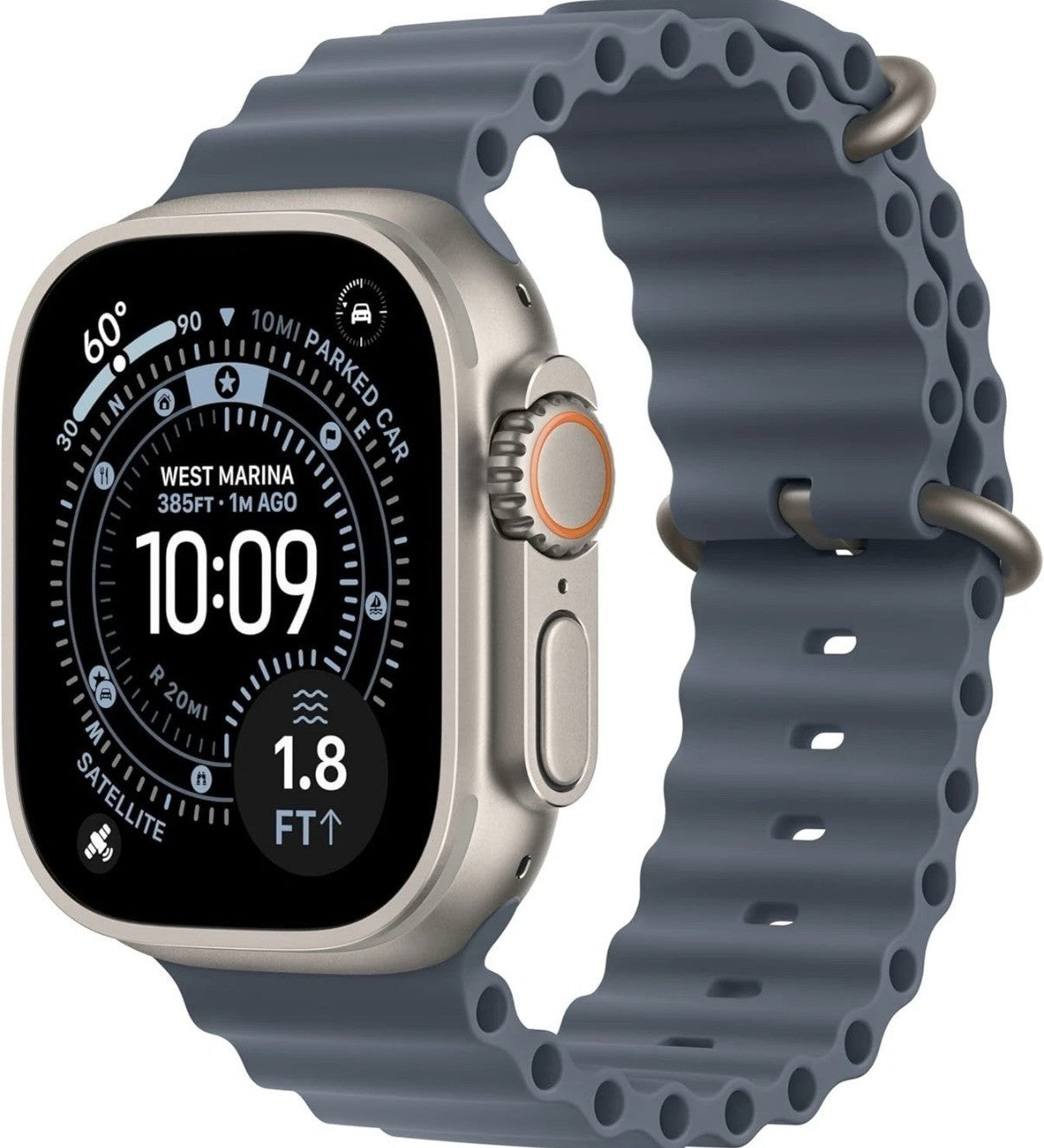 Apple Watch Ultra 3 GPS + Cell 49mm Titanium Blue Ocean One Size SEALED See Box