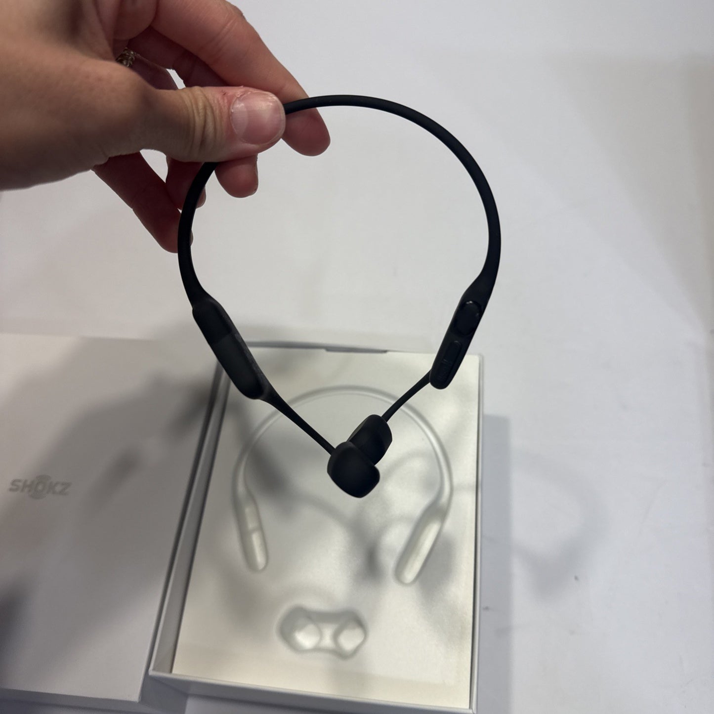 Shokz OpenRun Mini Wireless Bluetooth Bone-Conduction Sport Headphones Black